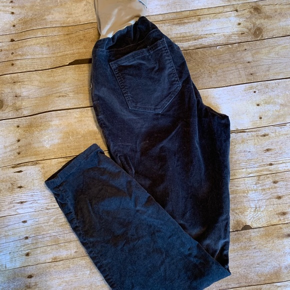 Jessica Simpson Maternity Gray Corduroys Size M - Picture 2 of 4